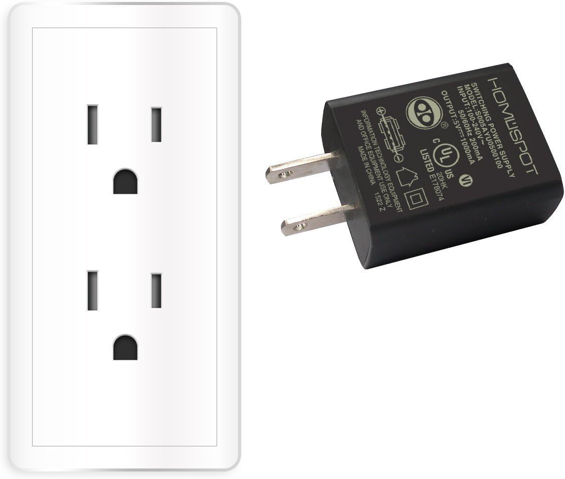 UL Listed 5V 1A USB Wall Charger, Single-Port USB-A Power Adapter